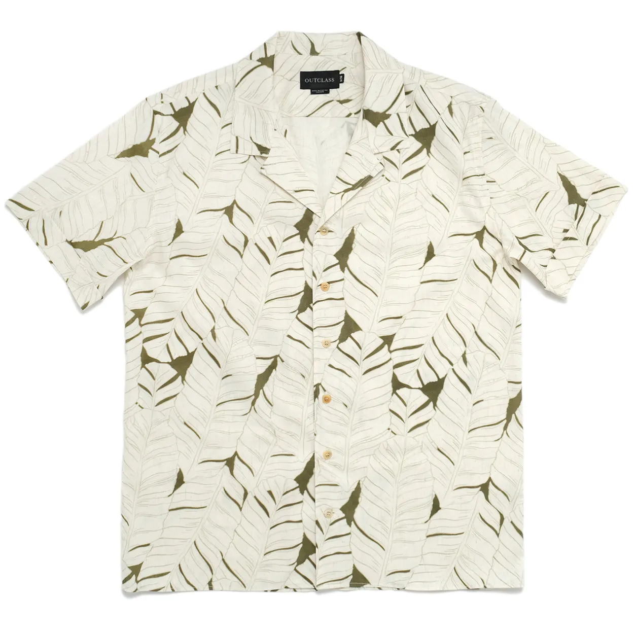 Banana Leaf Fleck S/S Havana Shirt sold by Outclass
