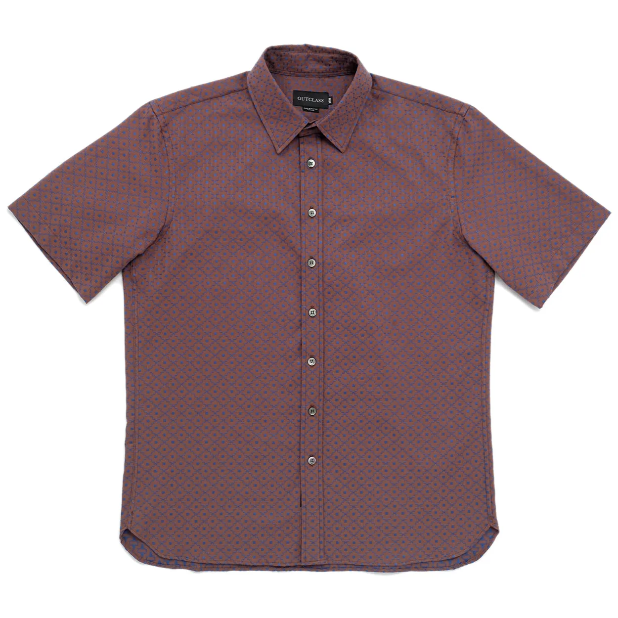 Geometric Jacquard S/S Easy Shirt sold by Outclass