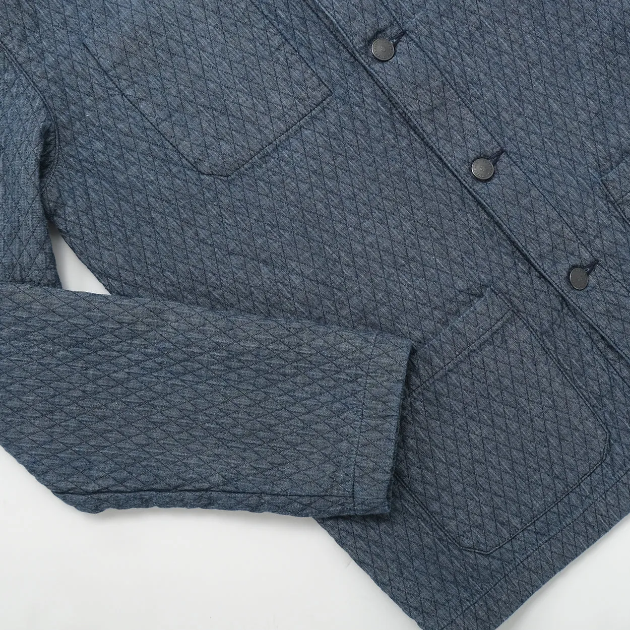 Quilted Chambray Chore Coat sold by Outclass product image thumbnail 5