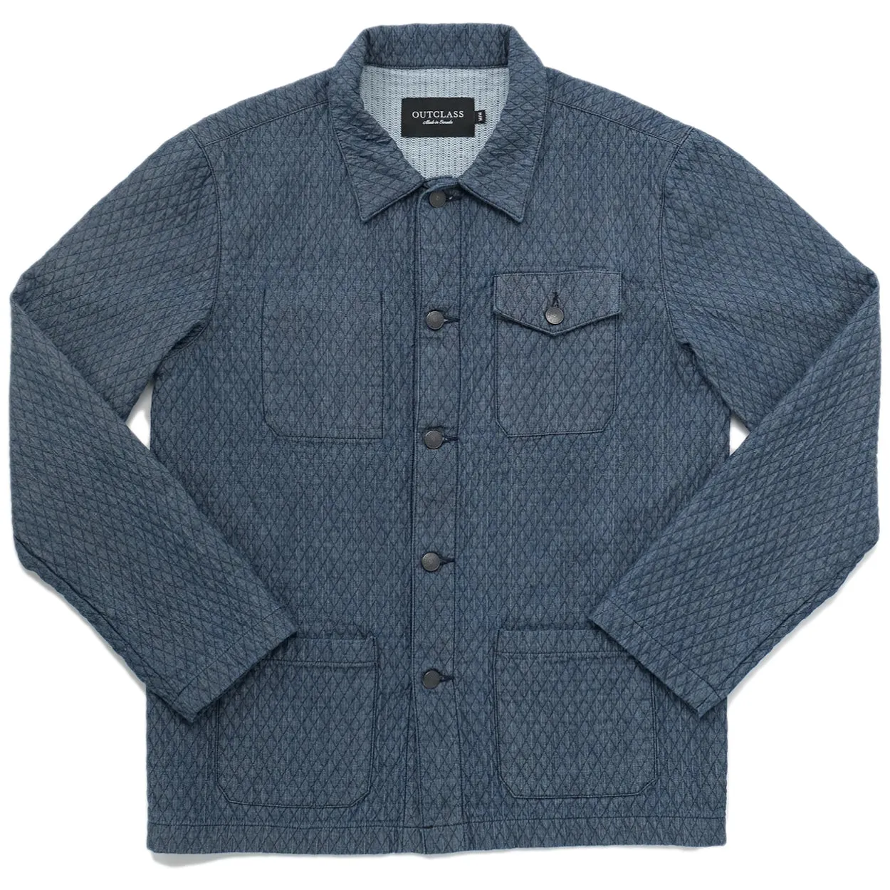 Quilted Chambray Chore Coat sold by Outclass