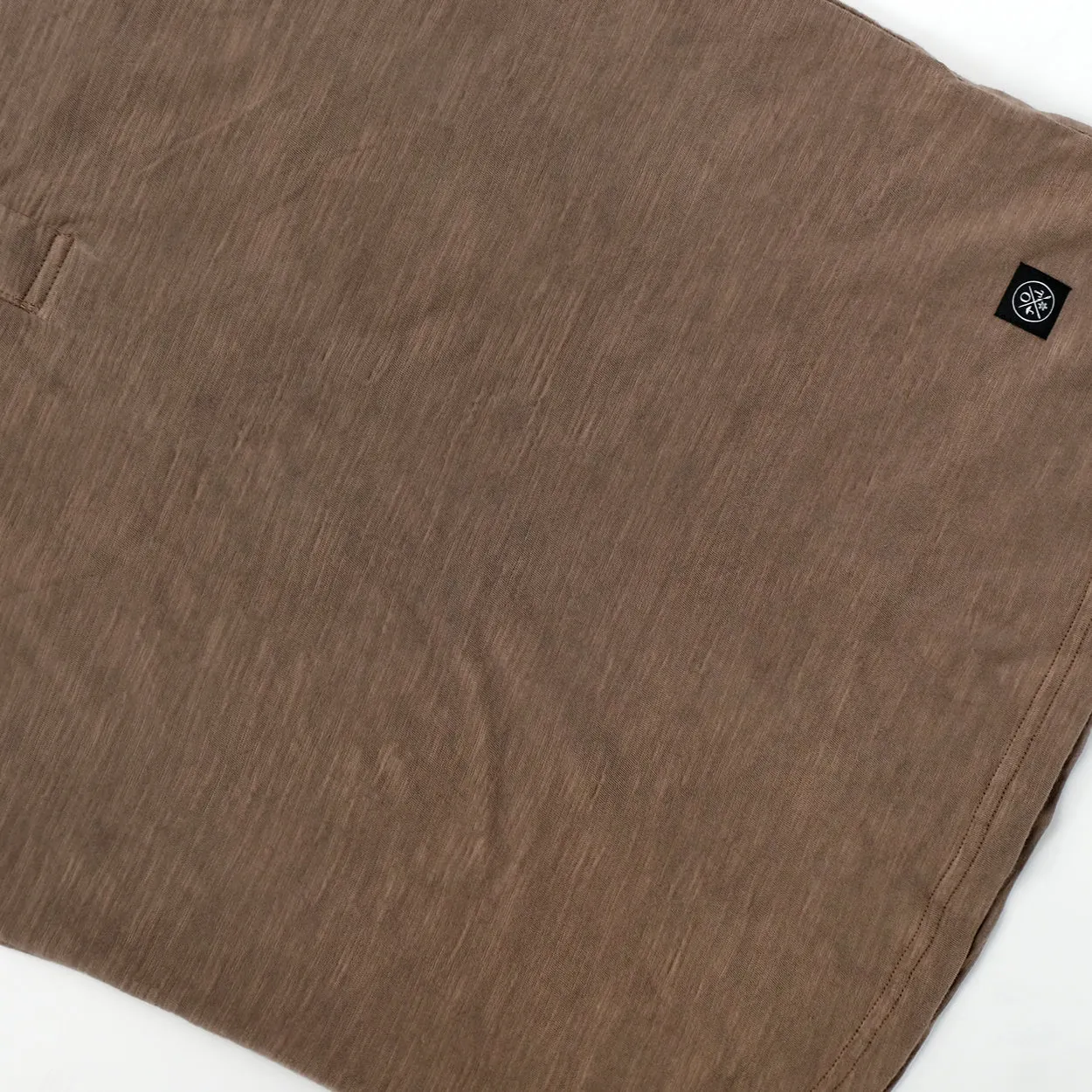 Mocha Slub S/S Henley sold by Outclass product image thumbnail 4