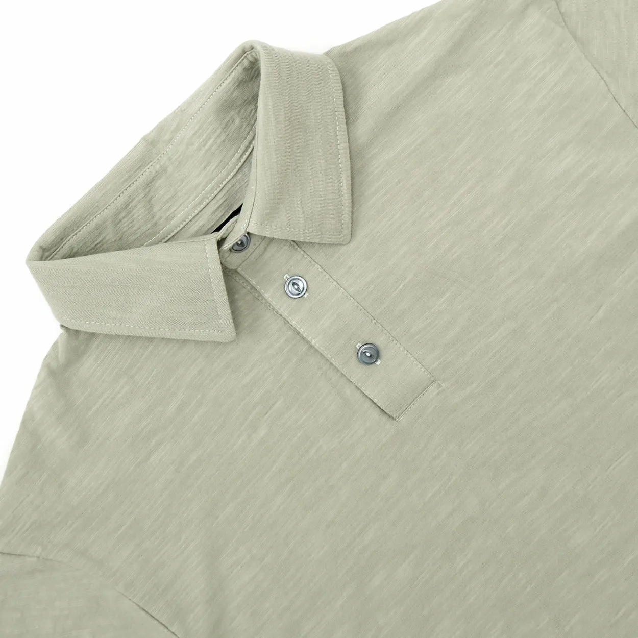 Sage Slub S/S Polo sold by Outclass product image thumbnail 3