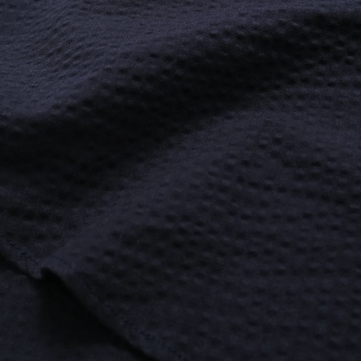 Navy Seersucker S/S Shirt sold by Outclass product image thumbnail 5