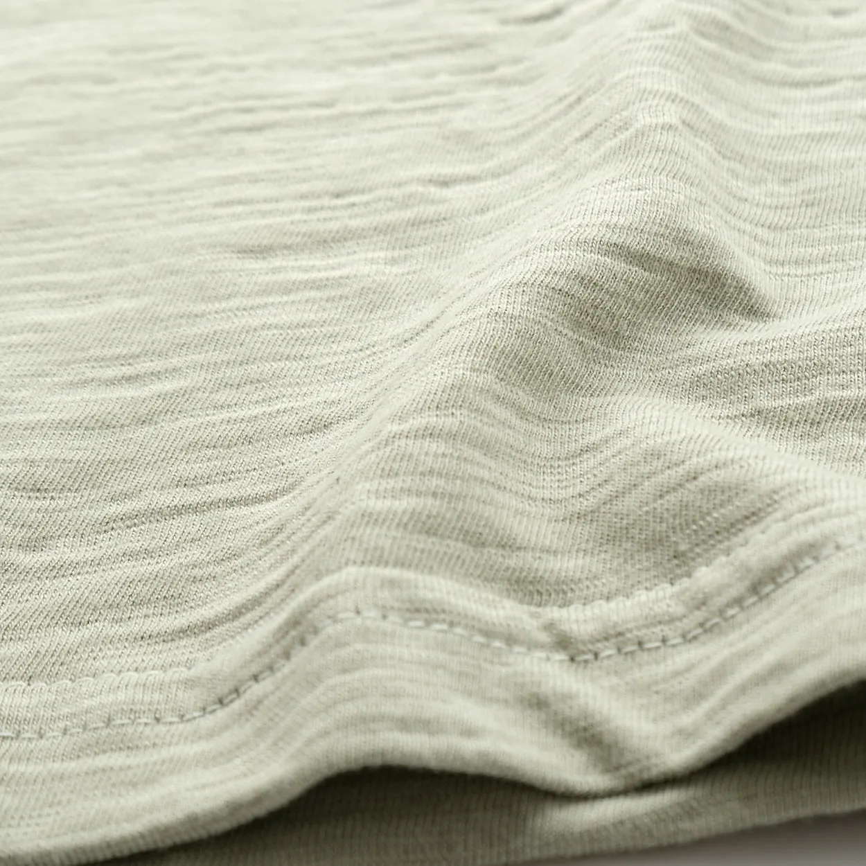 Sage Slub S/S Henley sold by Outclass product image thumbnail 5