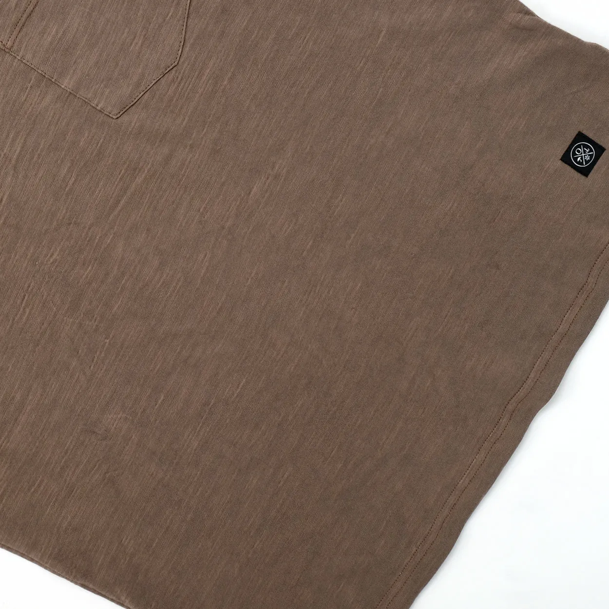 Mocha Slub S/S Pocket T-Shirt sold by Outclass product image thumbnail 4