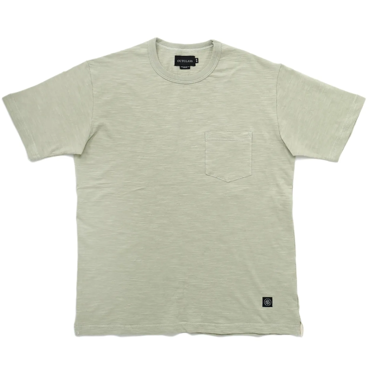 Sage Slub S/S Pocket T-Shirt sold by Outclass