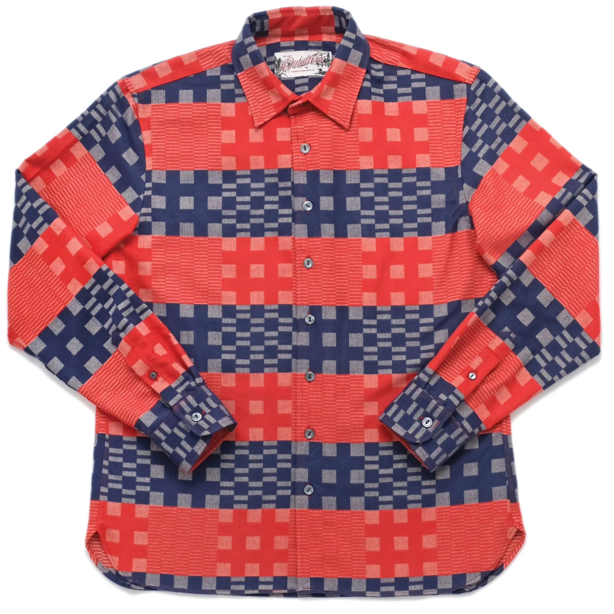 Geometric Blanket Easy Shirt sold by Outclass