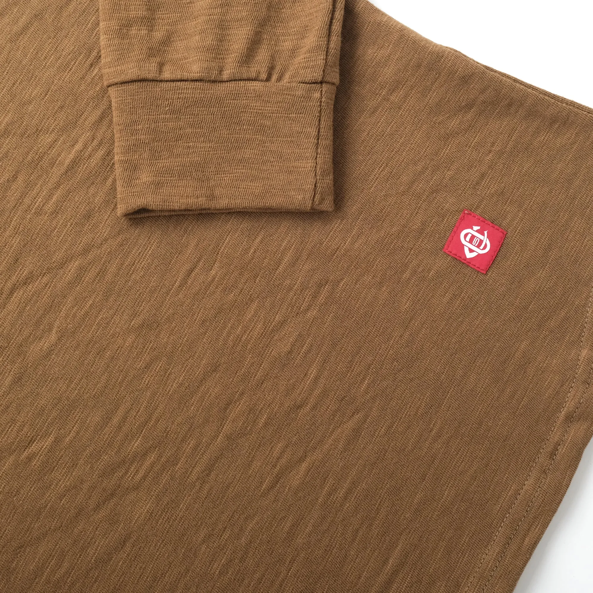 Olive Double Slub L/S Henley sold by Outclass product image thumbnail 4