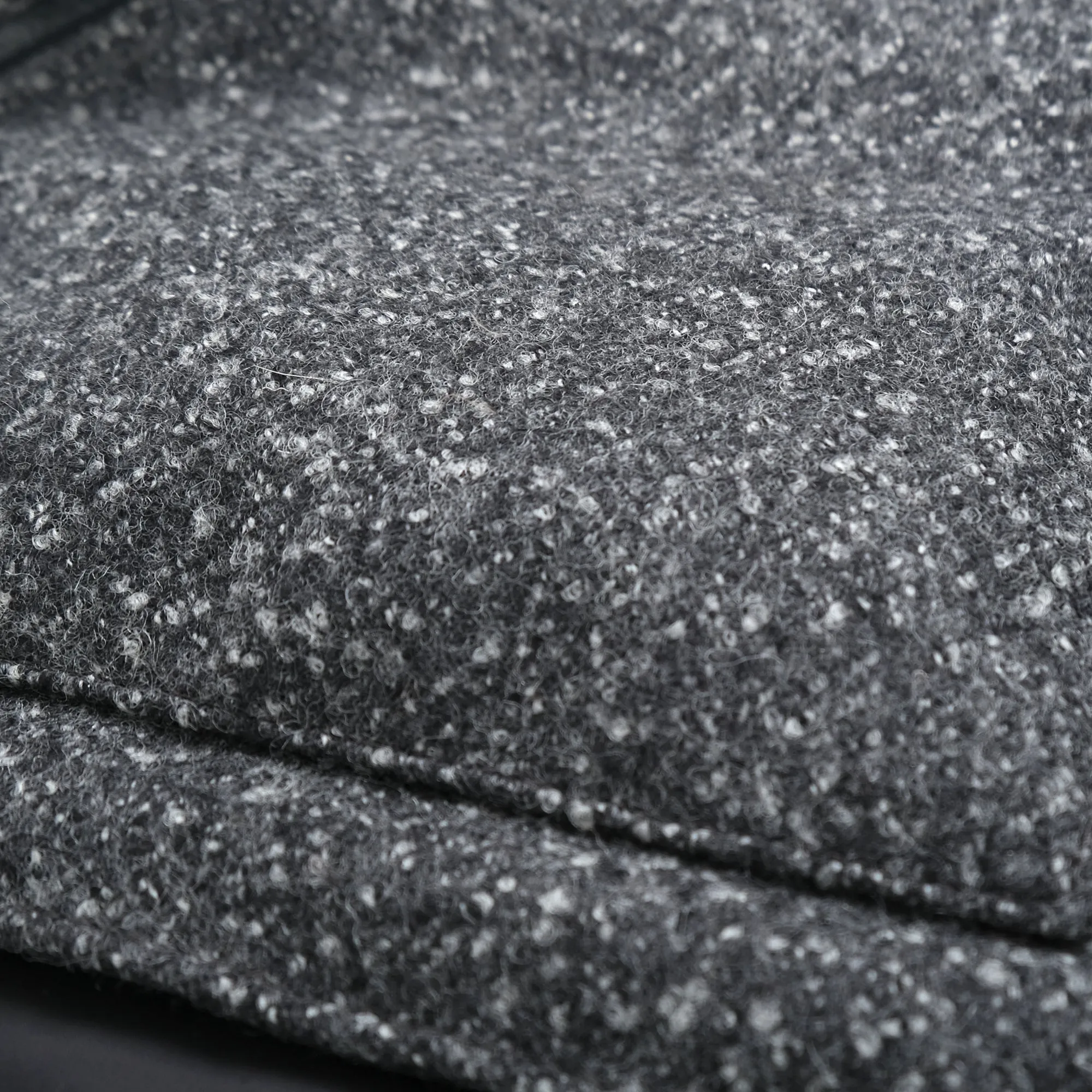 Black Marl Wool Down Jacket sold by Outclass product image thumbnail 5