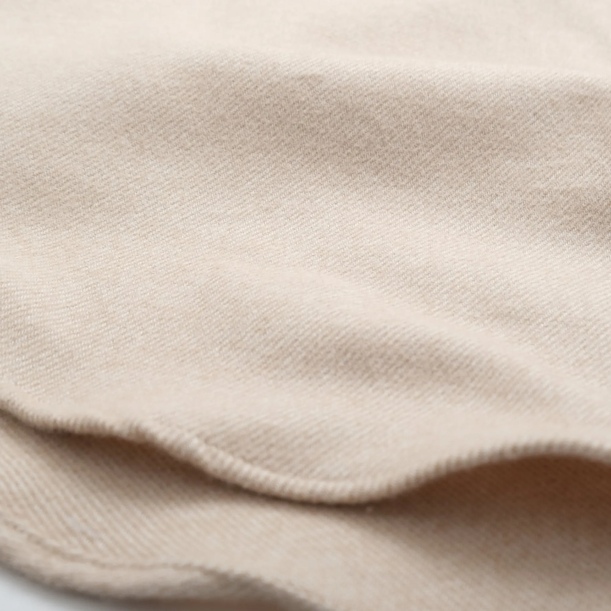 Ivory Twill Flannel Classic Shirt sold by Outclass product image thumbnail 5