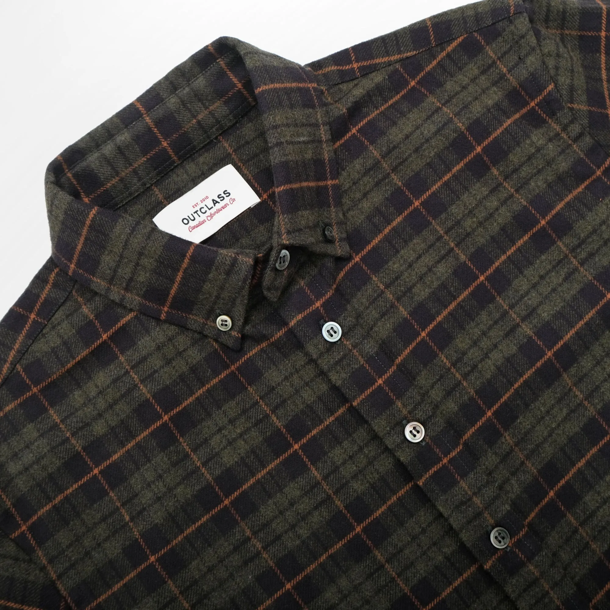 Hunter Plaid Flannel Classic Shirt sold by Outclass product image thumbnail 3