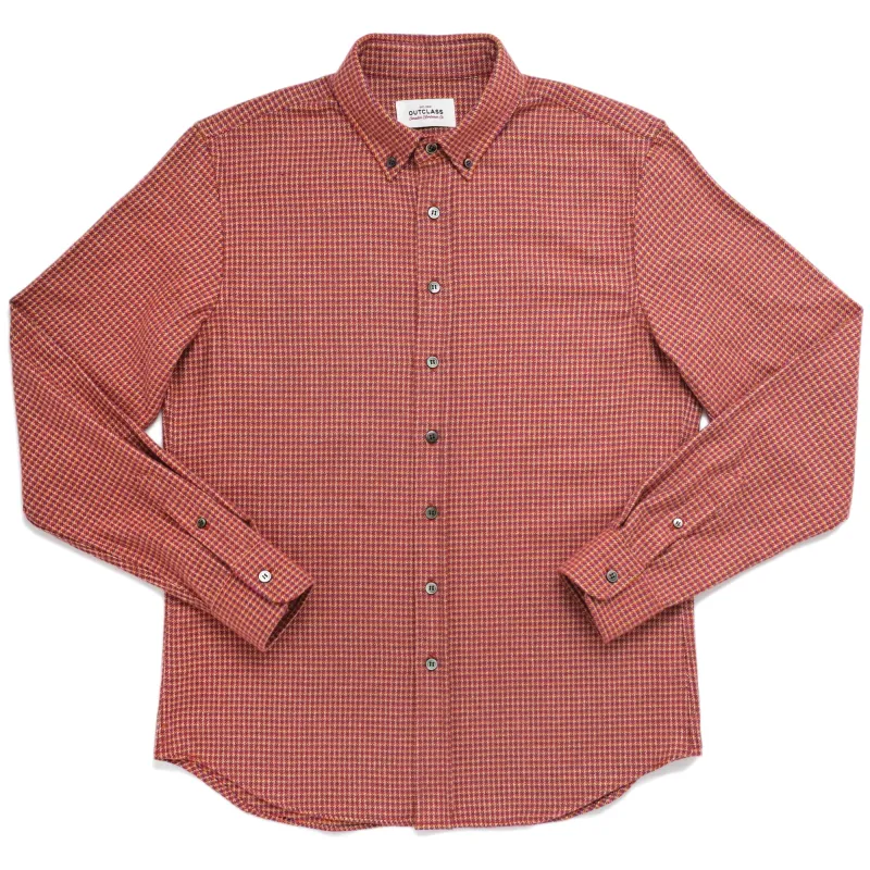 Sunset Micro Plaid Flannel Classic Shirt sold by Outclass