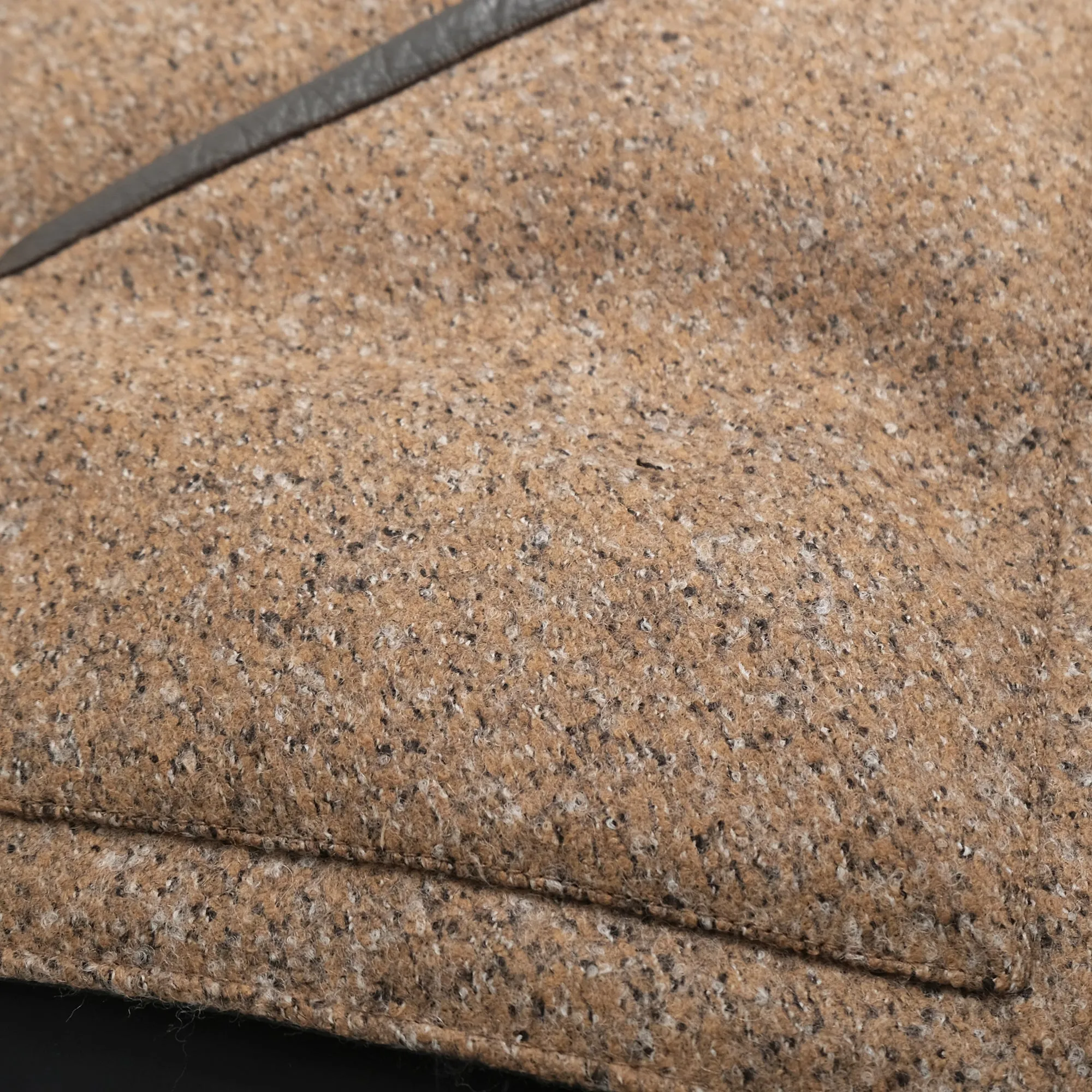 Brown Marl Wool Down Jacket sold by Outclass product image thumbnail 5