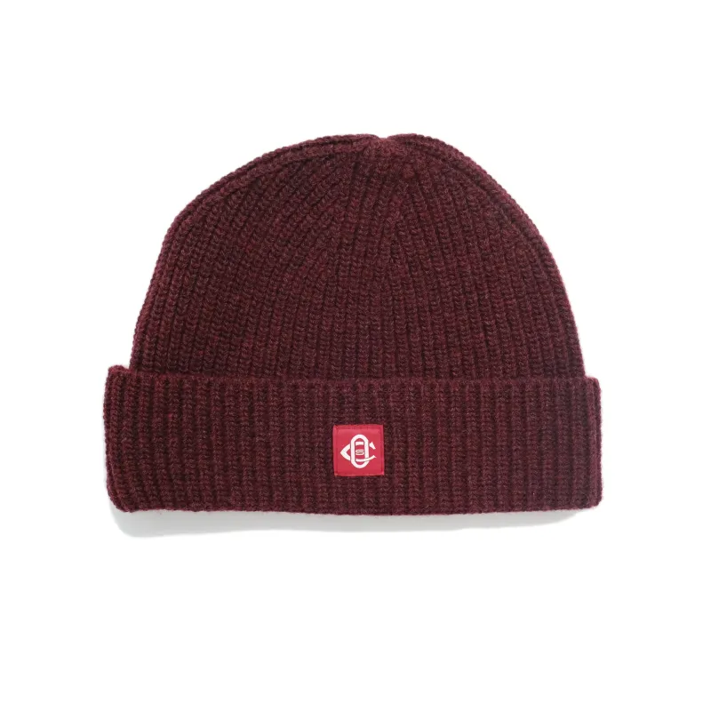 Burgundy Recycled Cashmere Toque sold by Outclass