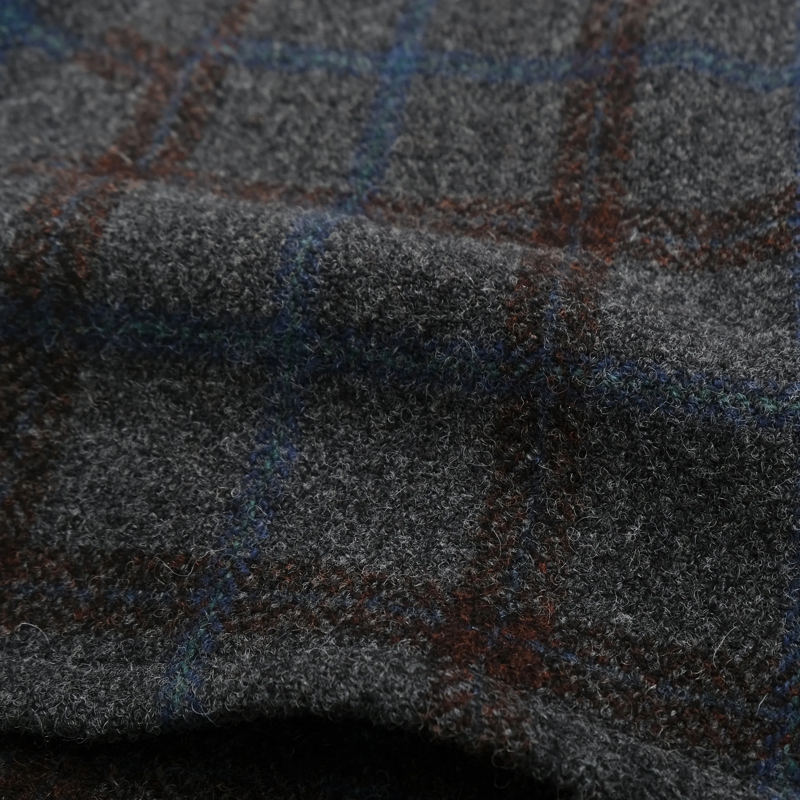 Grey Plaid Zip Overshirt sold by Outclass product image thumbnail 5