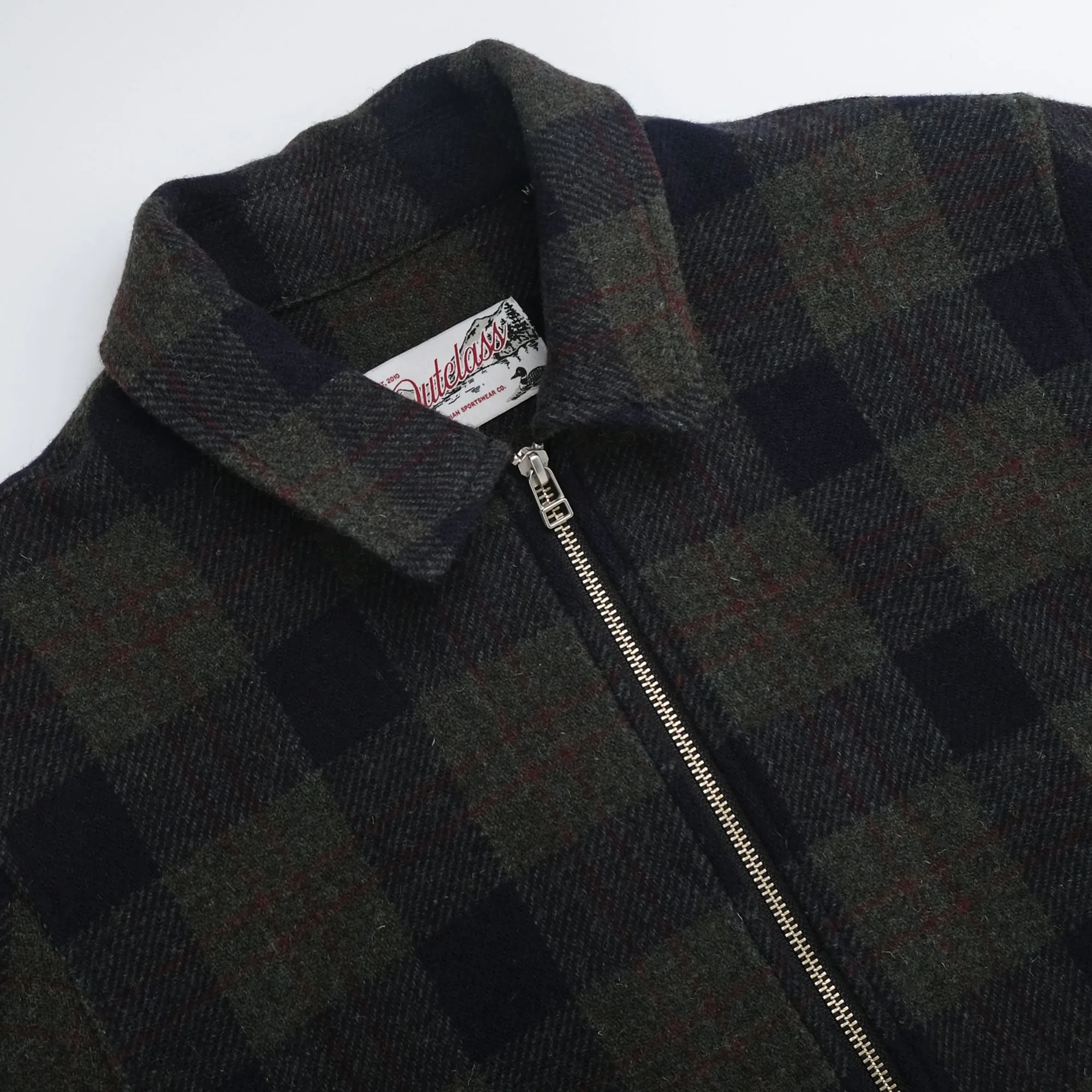 Hunter Plaid Zip Overshirt sold by Outclass product image thumbnail 2