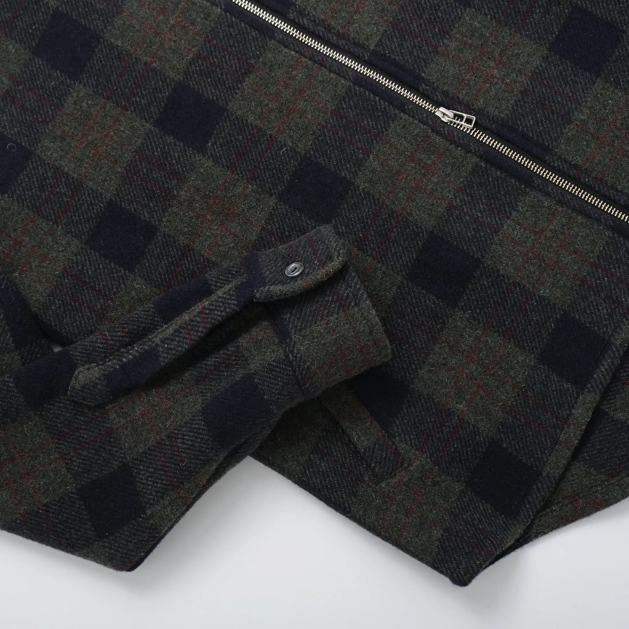 Hunter Plaid Zip Overshirt sold by Outclass product image thumbnail 3