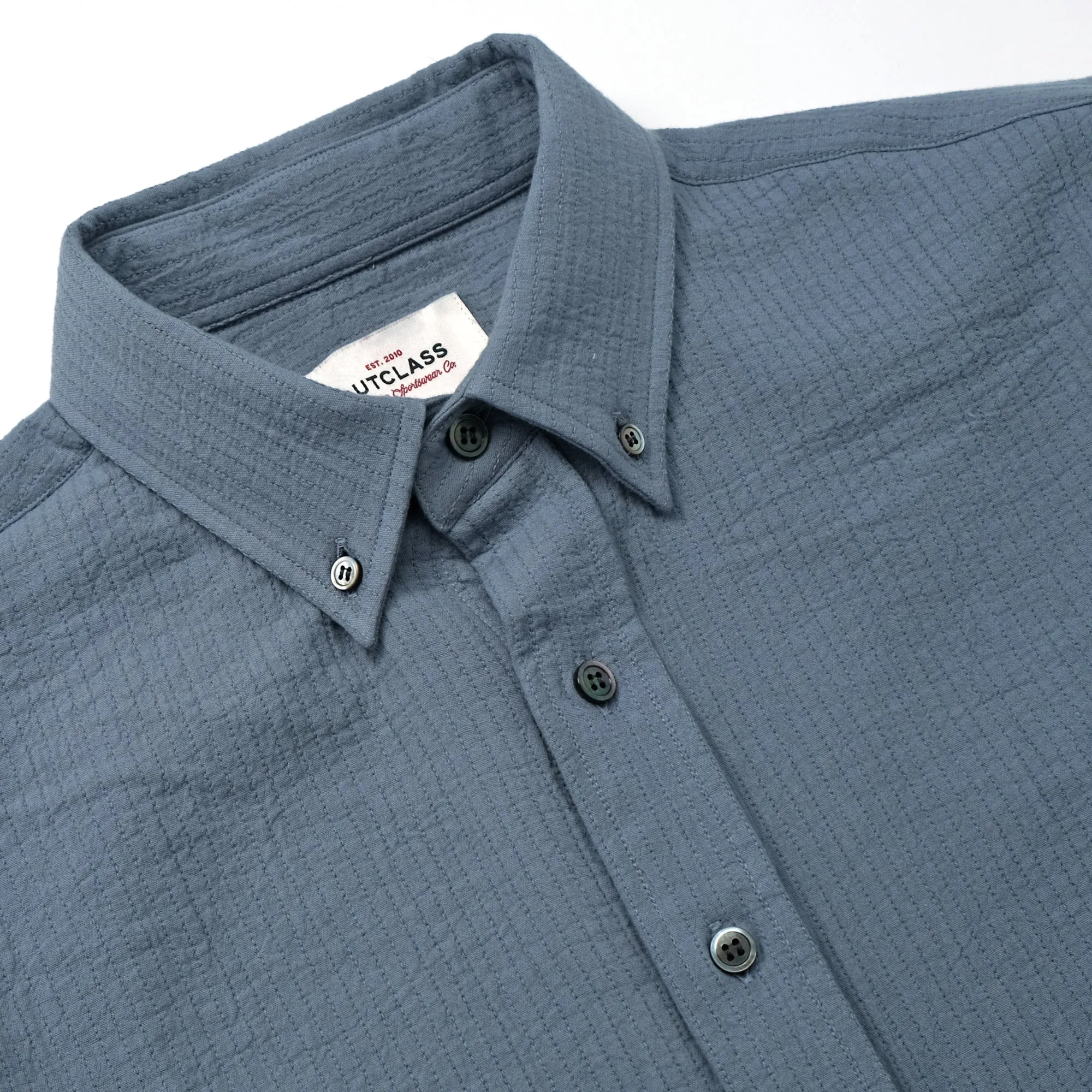 Slate Quilted Classic Shirt sold by Outclass product image thumbnail 3