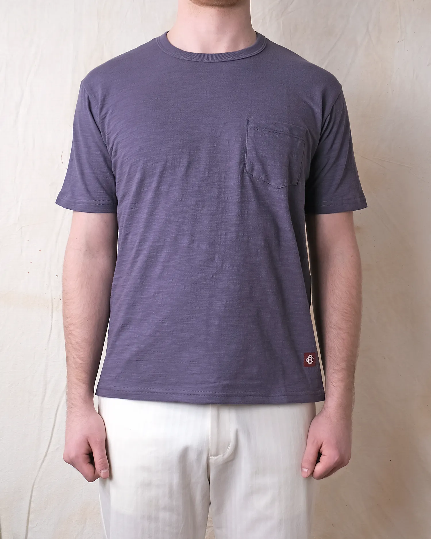 Violet Slub Pocket T-Shirt sold by Outclass product image thumbnail 2