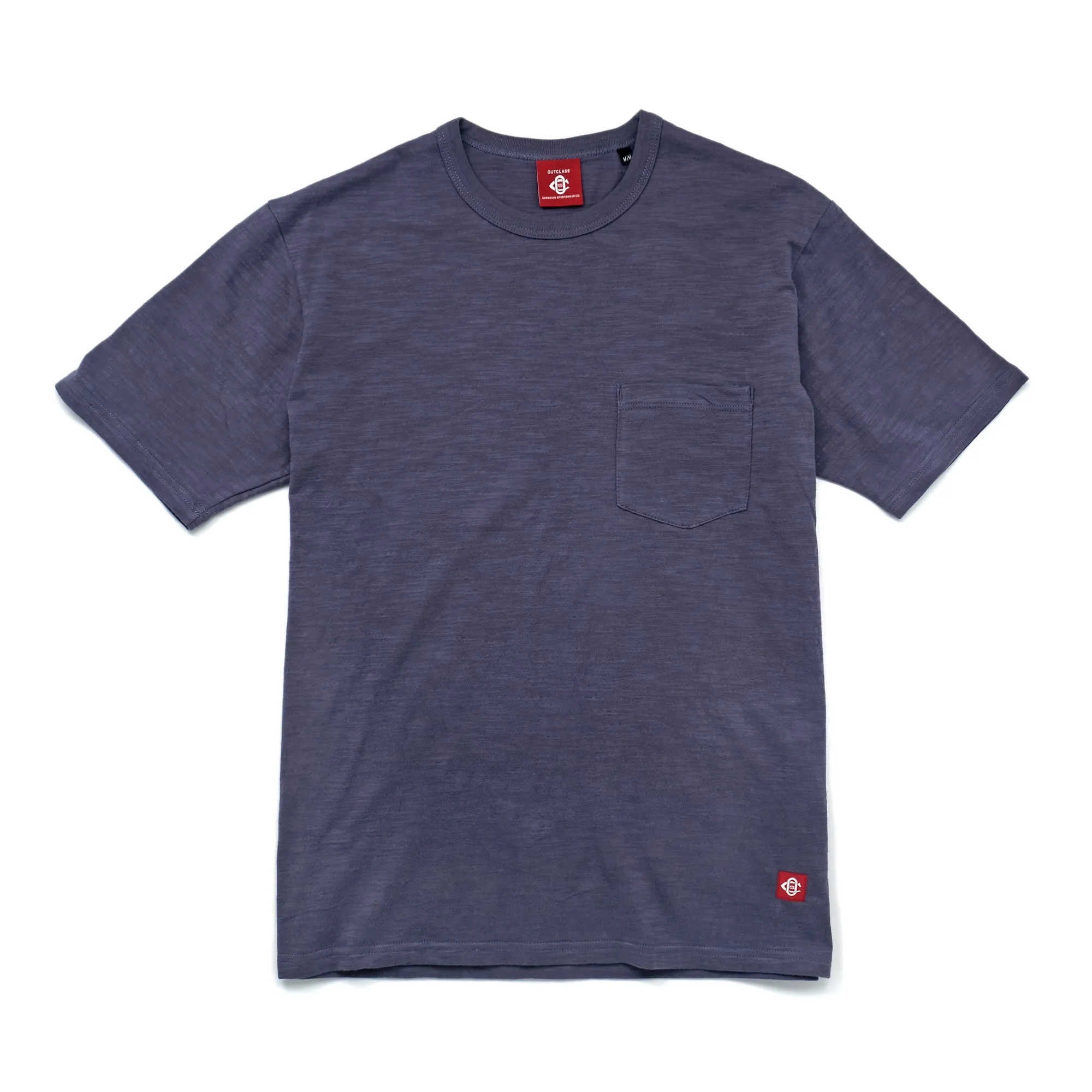 Violet Slub Pocket T-Shirt sold by Outclass