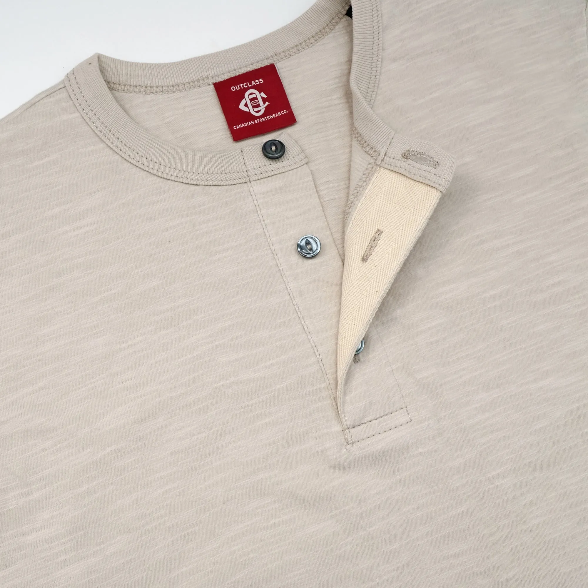 Birch Slub Henley sold by Outclass product image thumbnail 3