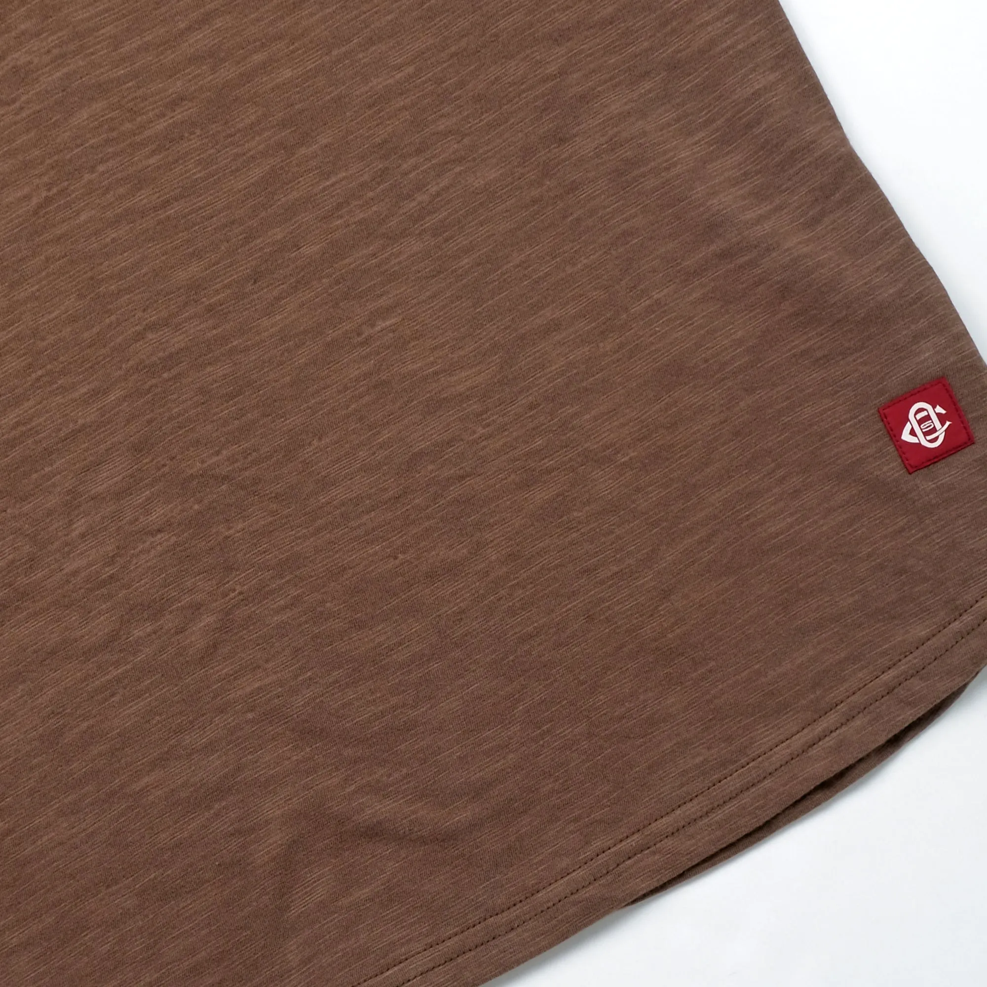 Mocha Slub Henley sold by Outclass product image thumbnail 4