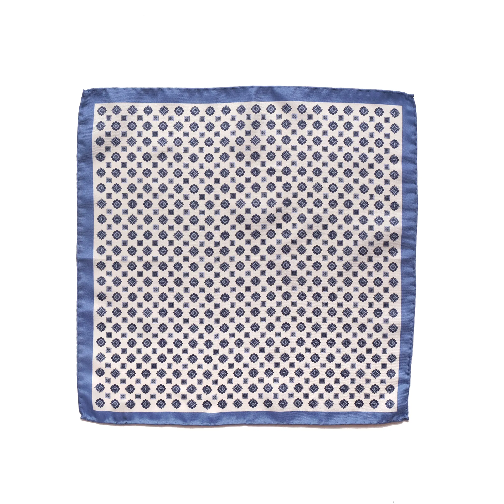 Blue Geometric Pocket Square sold by Outclass product image thumbnail 2