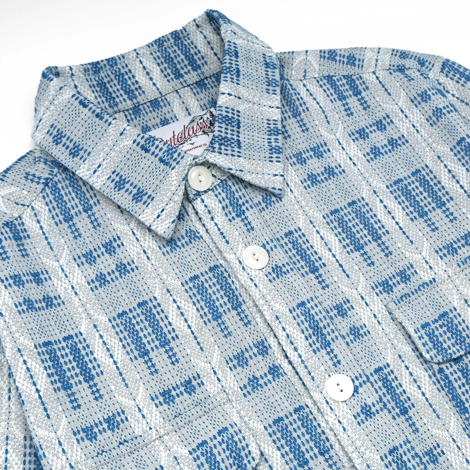 Sashiko Blanket Overshirt sold by Outclass product image thumbnail 4
