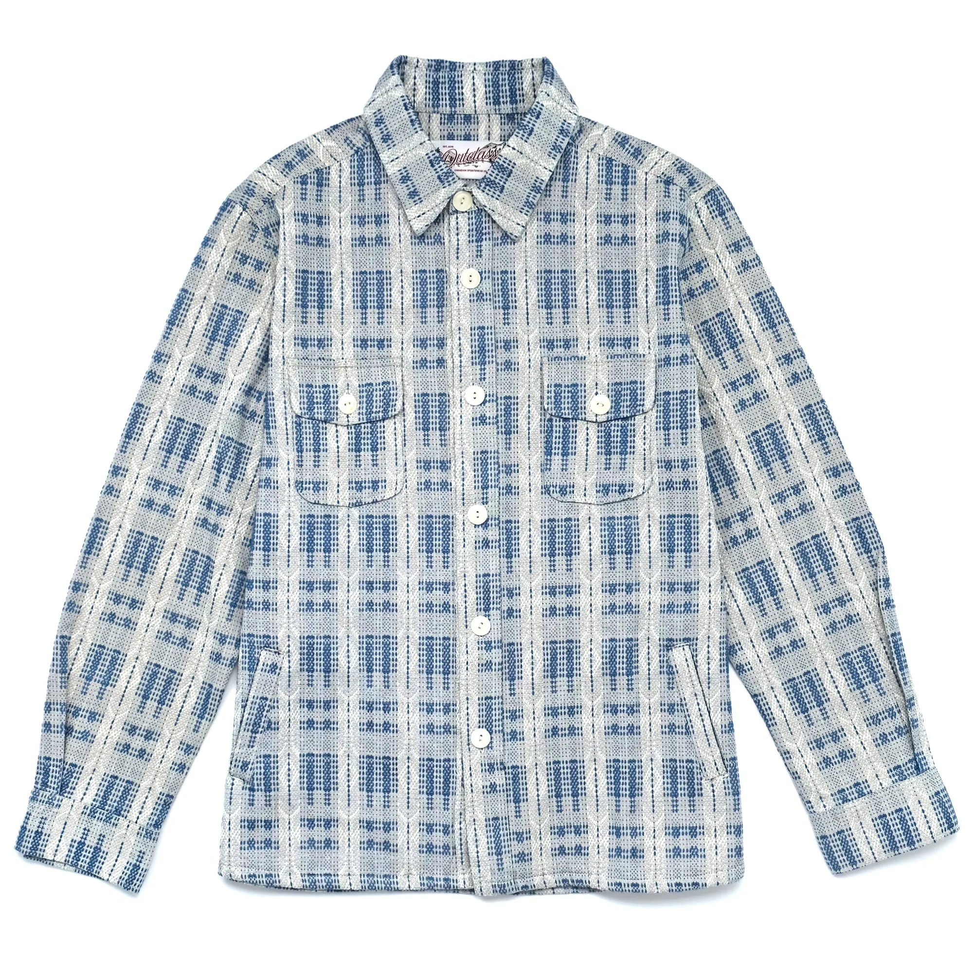 Sashiko Blanket Overshirt sold by Outclass