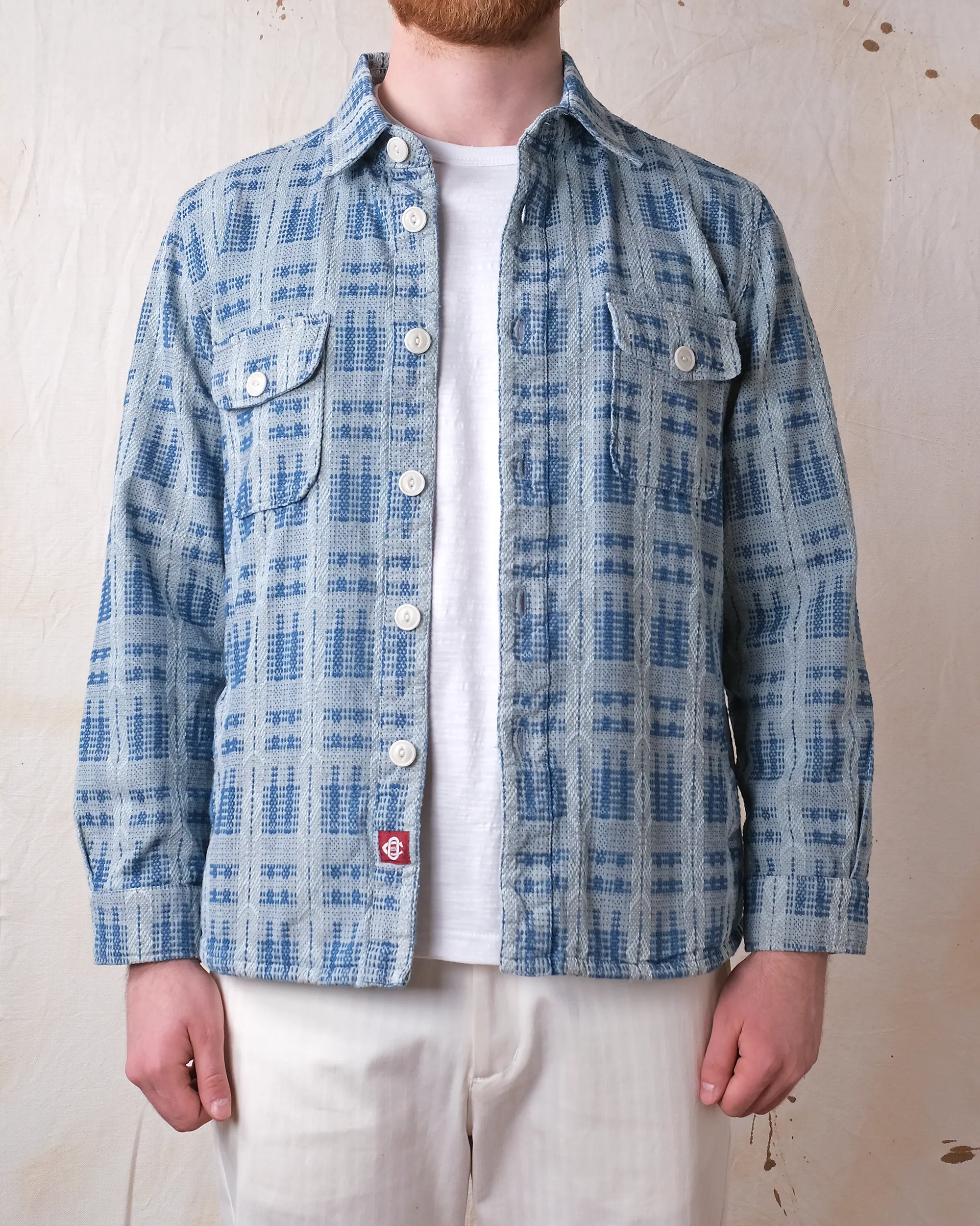 Sashiko Blanket Overshirt sold by Outclass product image thumbnail 3