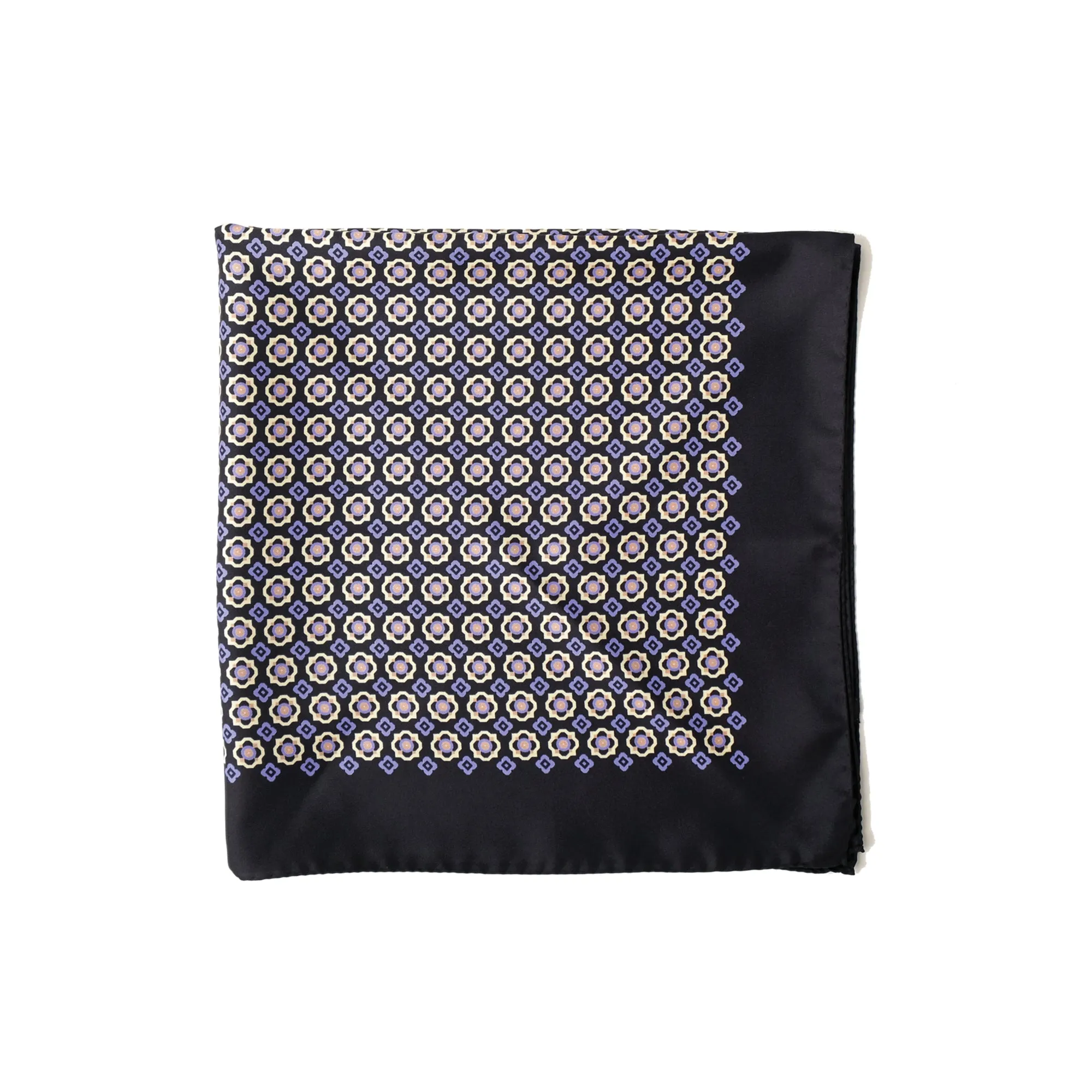 Royal Geometric Silk Scarf sold by Outclass product image thumbnail 2