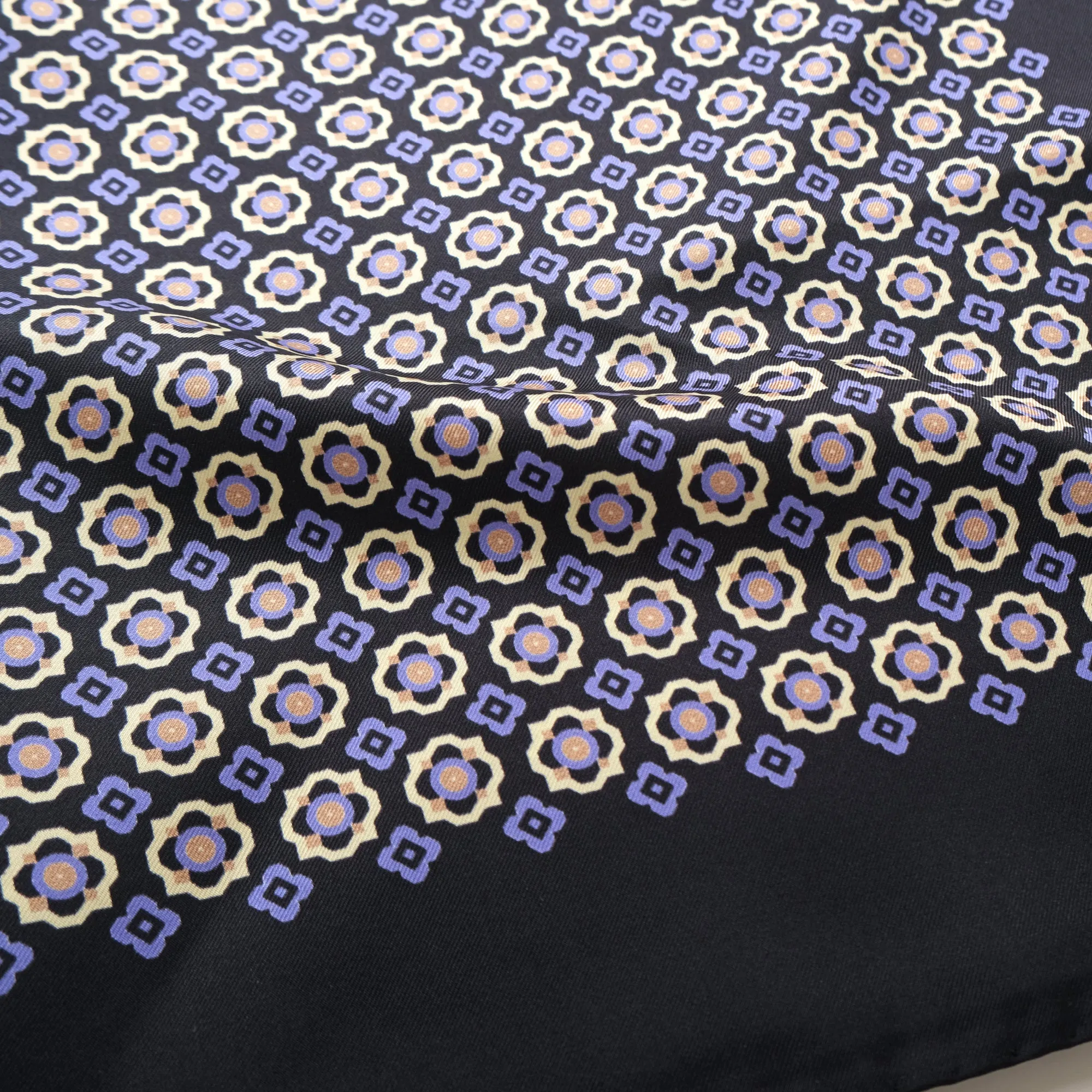 Royal Geometric Silk Scarf sold by Outclass product image thumbnail 3