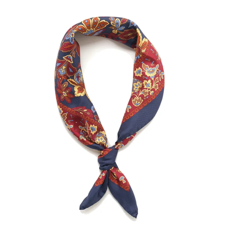 Crimson Paisley Silk Scarf made by Outclass