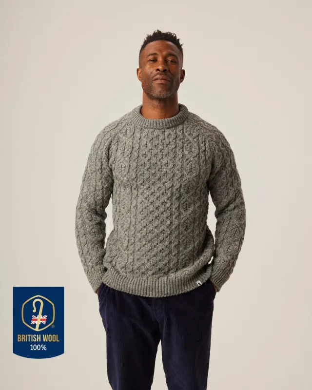 Hudson Aran Jumper sold by Peregrine