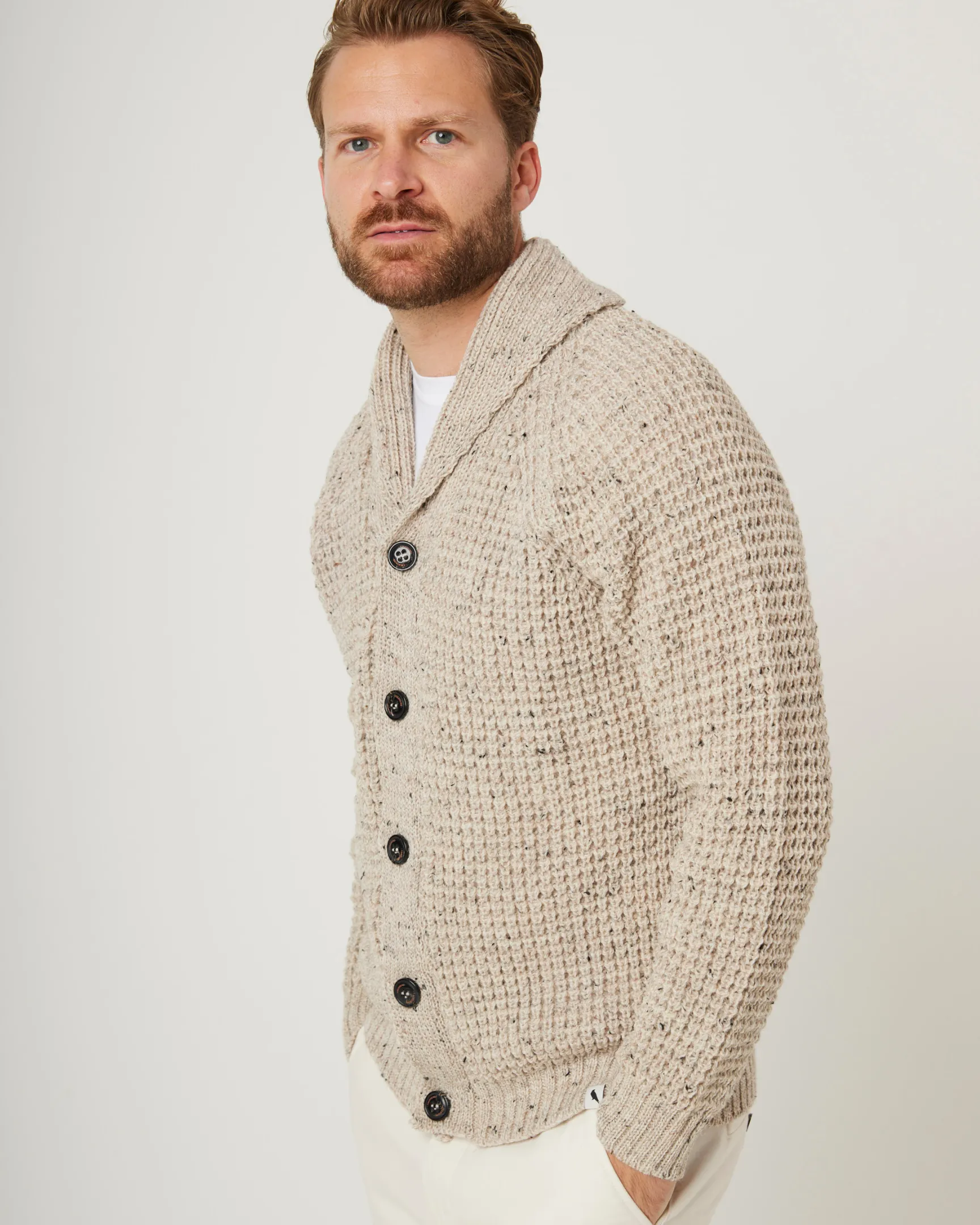 Waffle Shawl Cardigan sold by Peregrine product image thumbnail 2