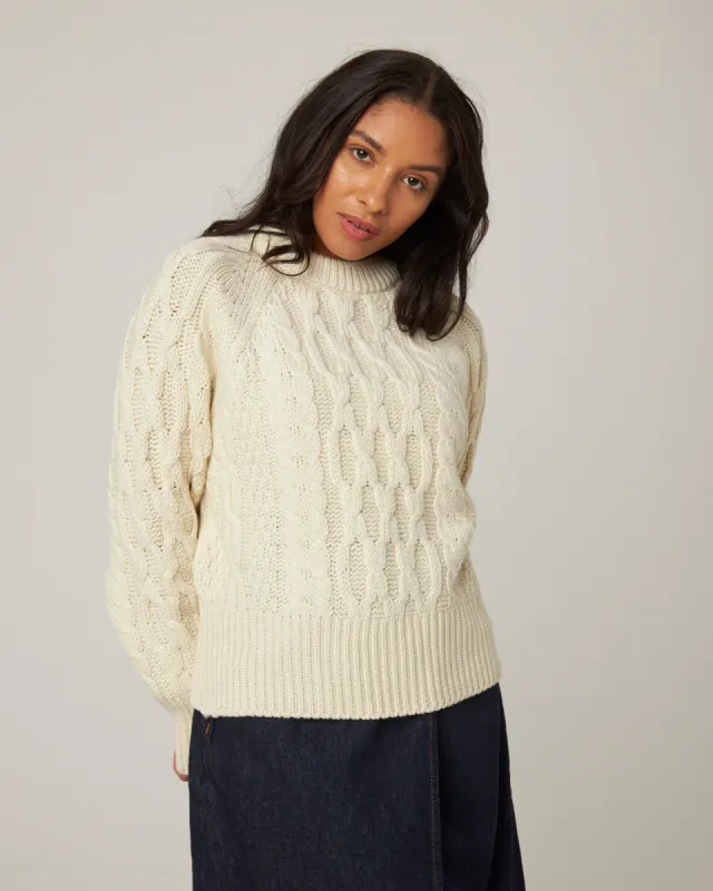 Isobel Aran Jumper sold by Peregrine