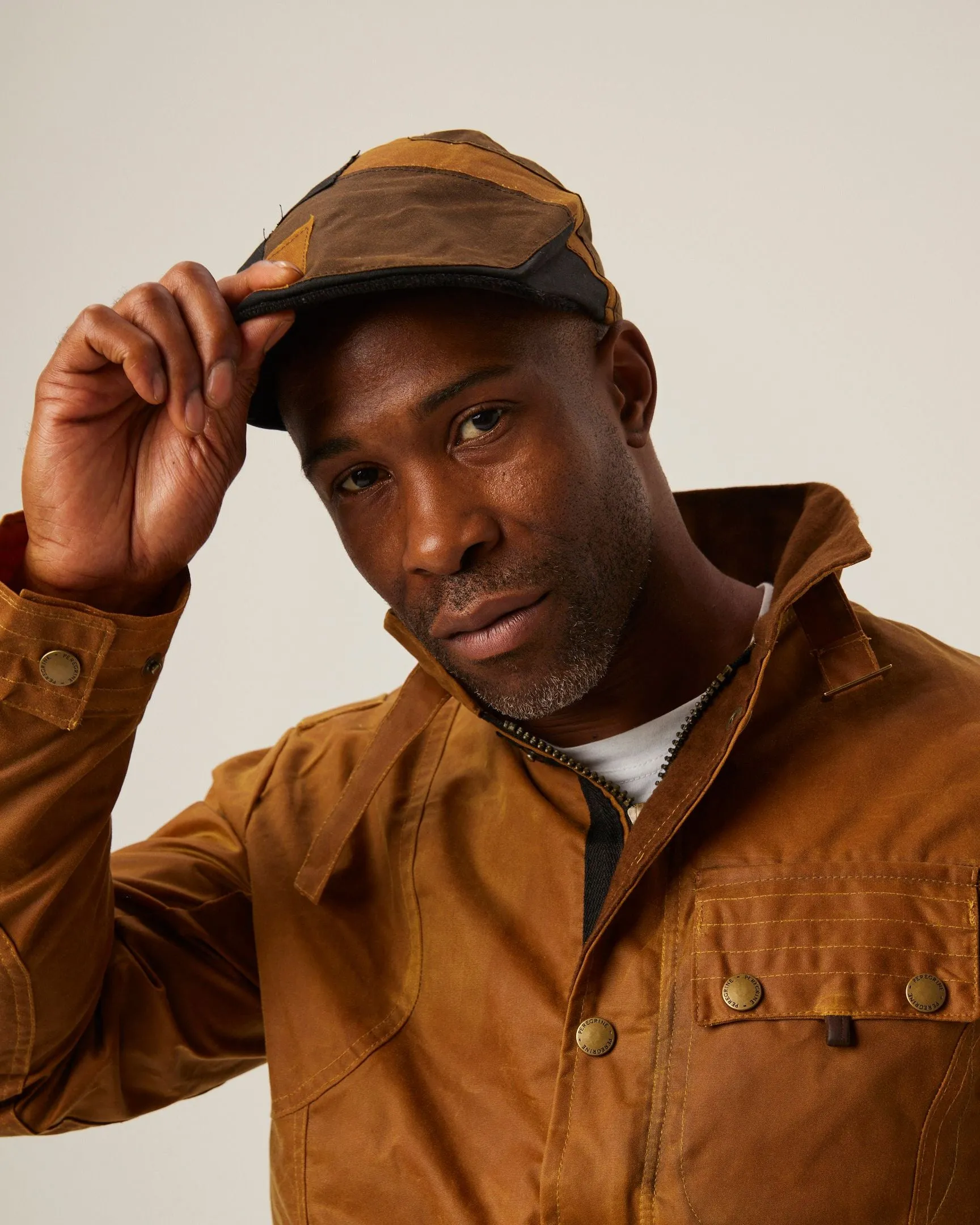 Wax Flat Cap sold by Peregrine