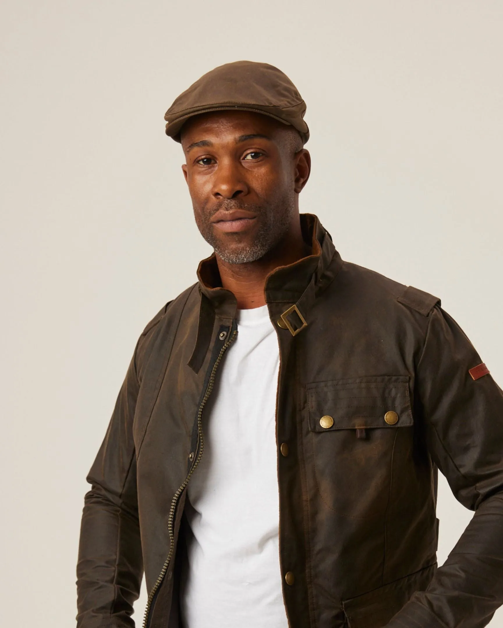 Wax Flat Cap sold by Peregrine product image thumbnail 4