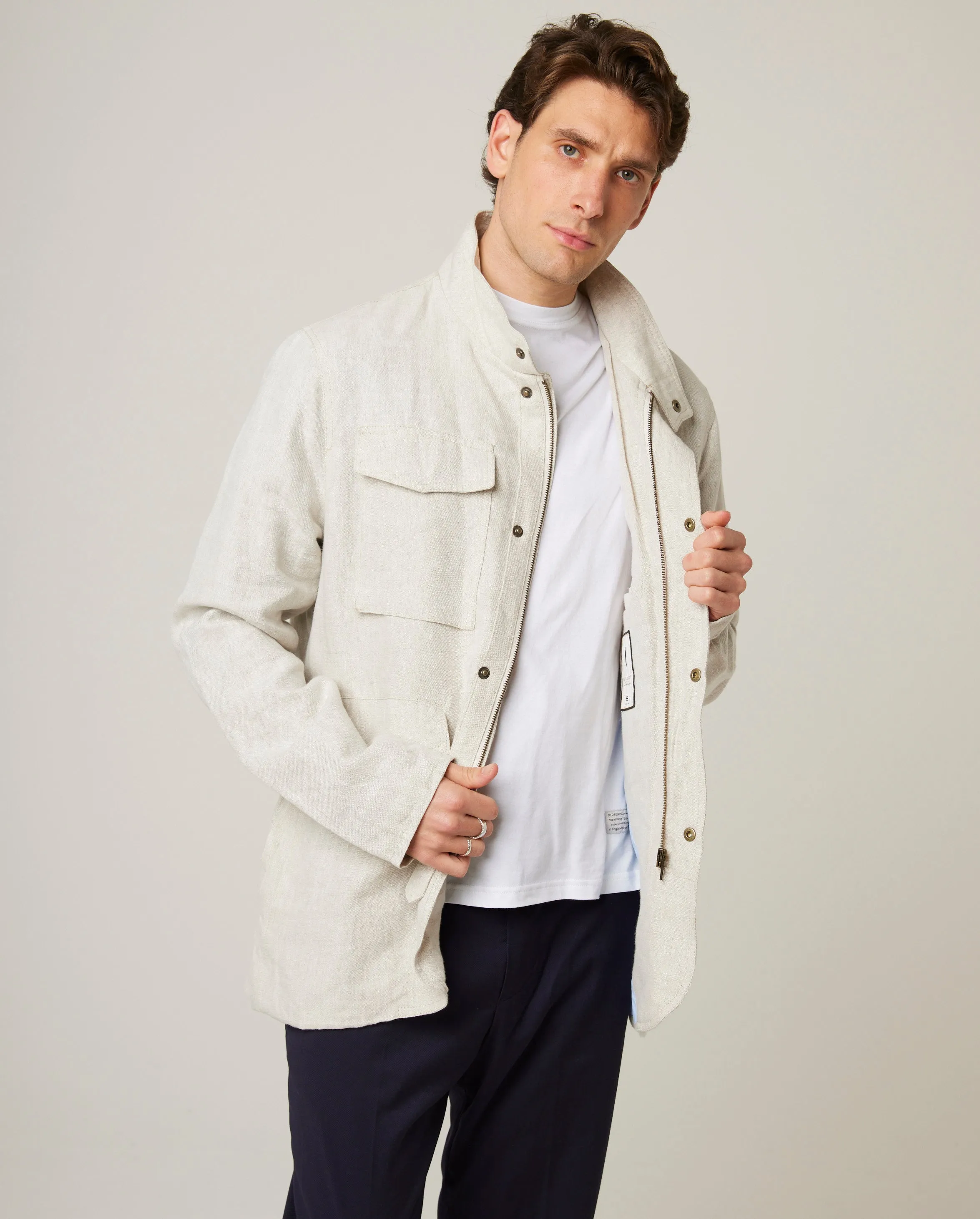Malvern Linen Jacket sold by Peregrine