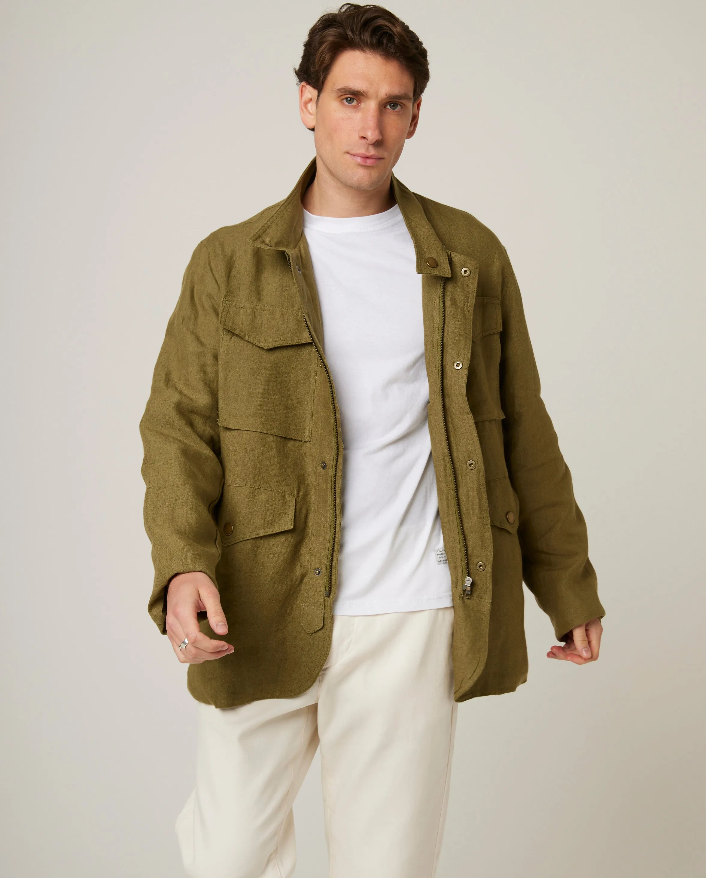 Malvern Linen Jacket sold by Peregrine product image thumbnail 3