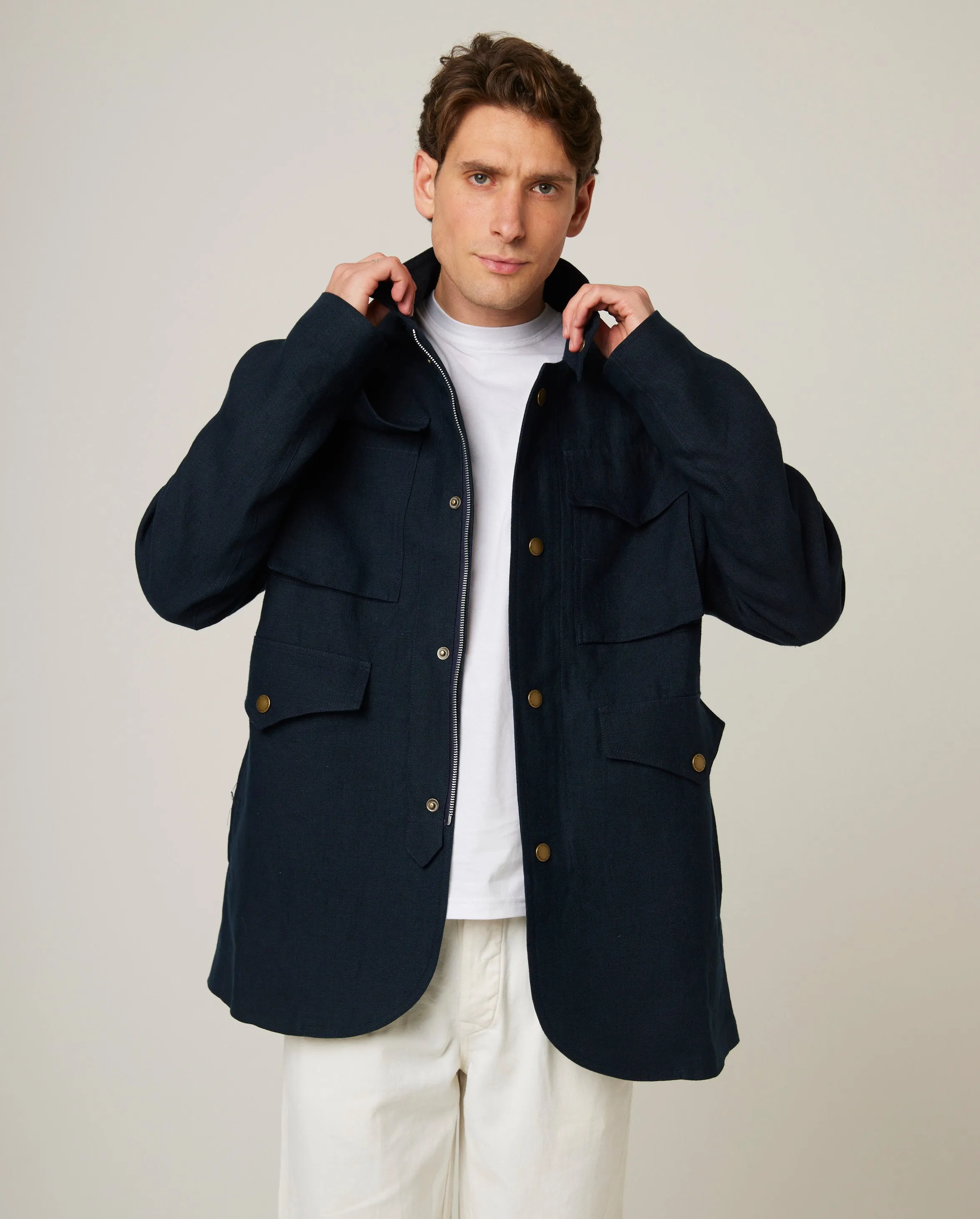 Malvern Linen Jacket sold by Peregrine product image thumbnail 2