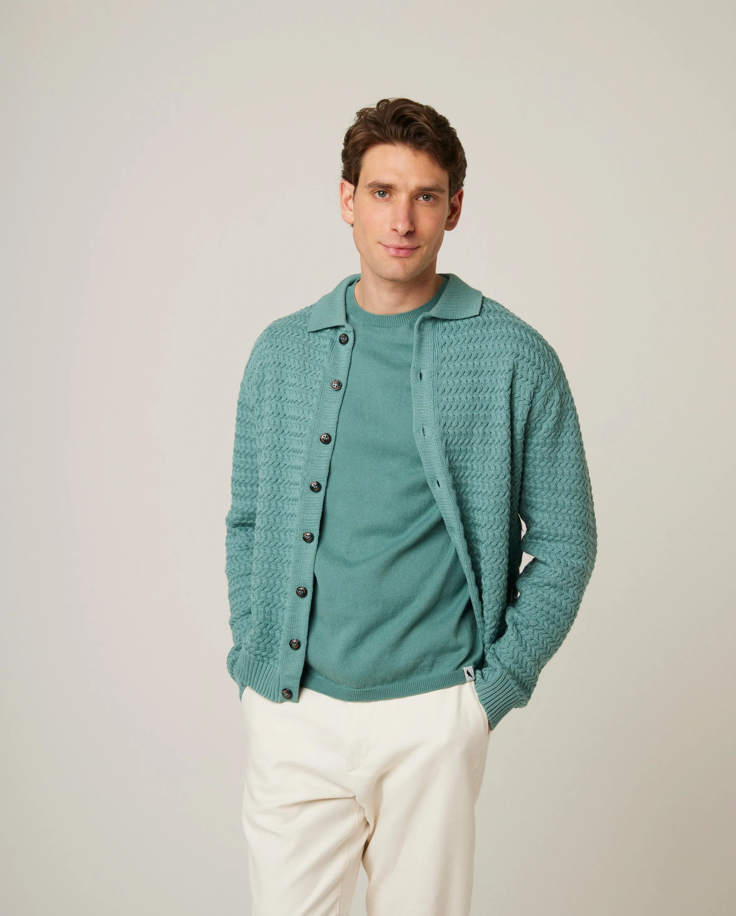Terrace Knitted Cardigan sold by Peregrine