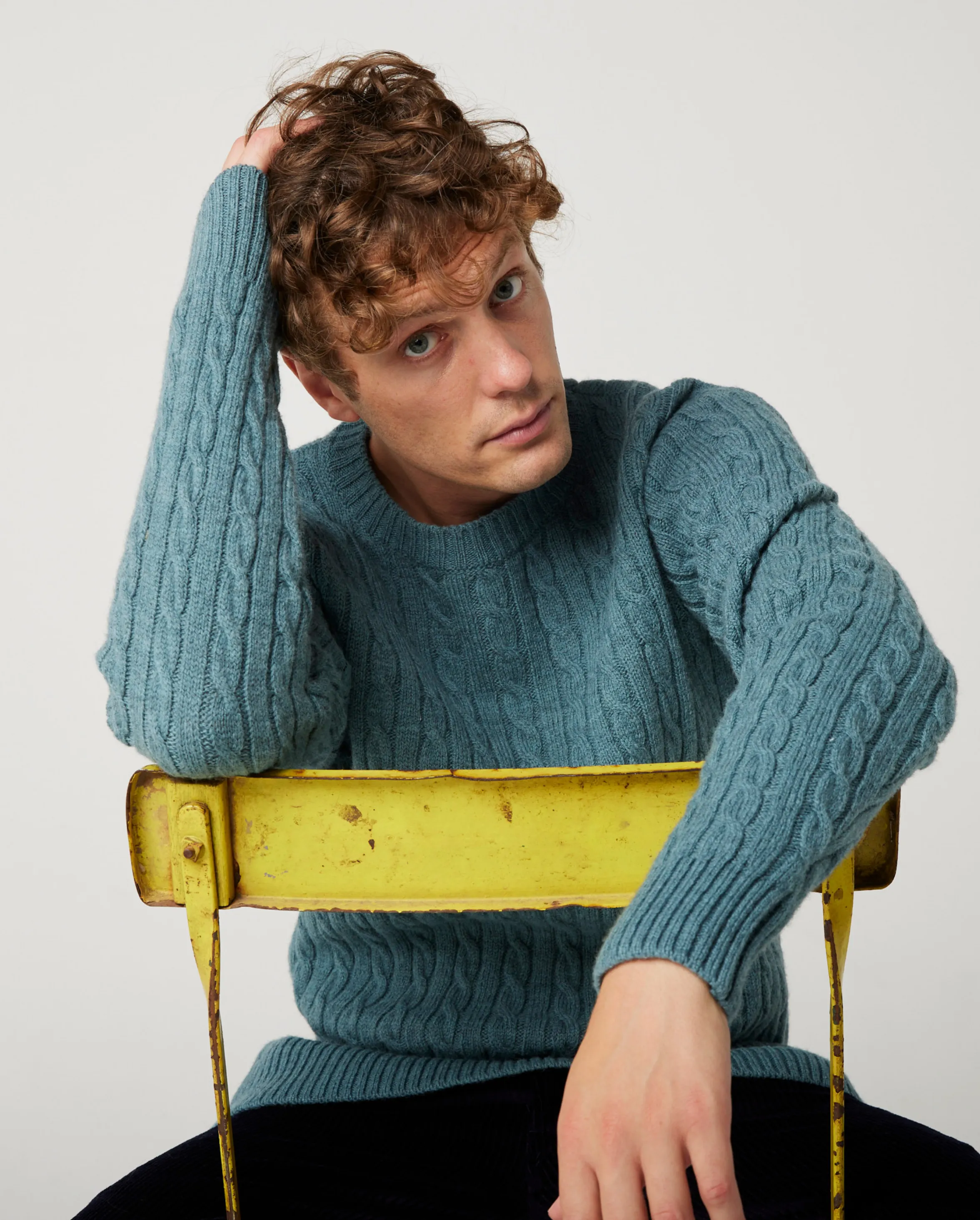 Makers Cable Crew Jumper sold by Peregrine product image thumbnail 4