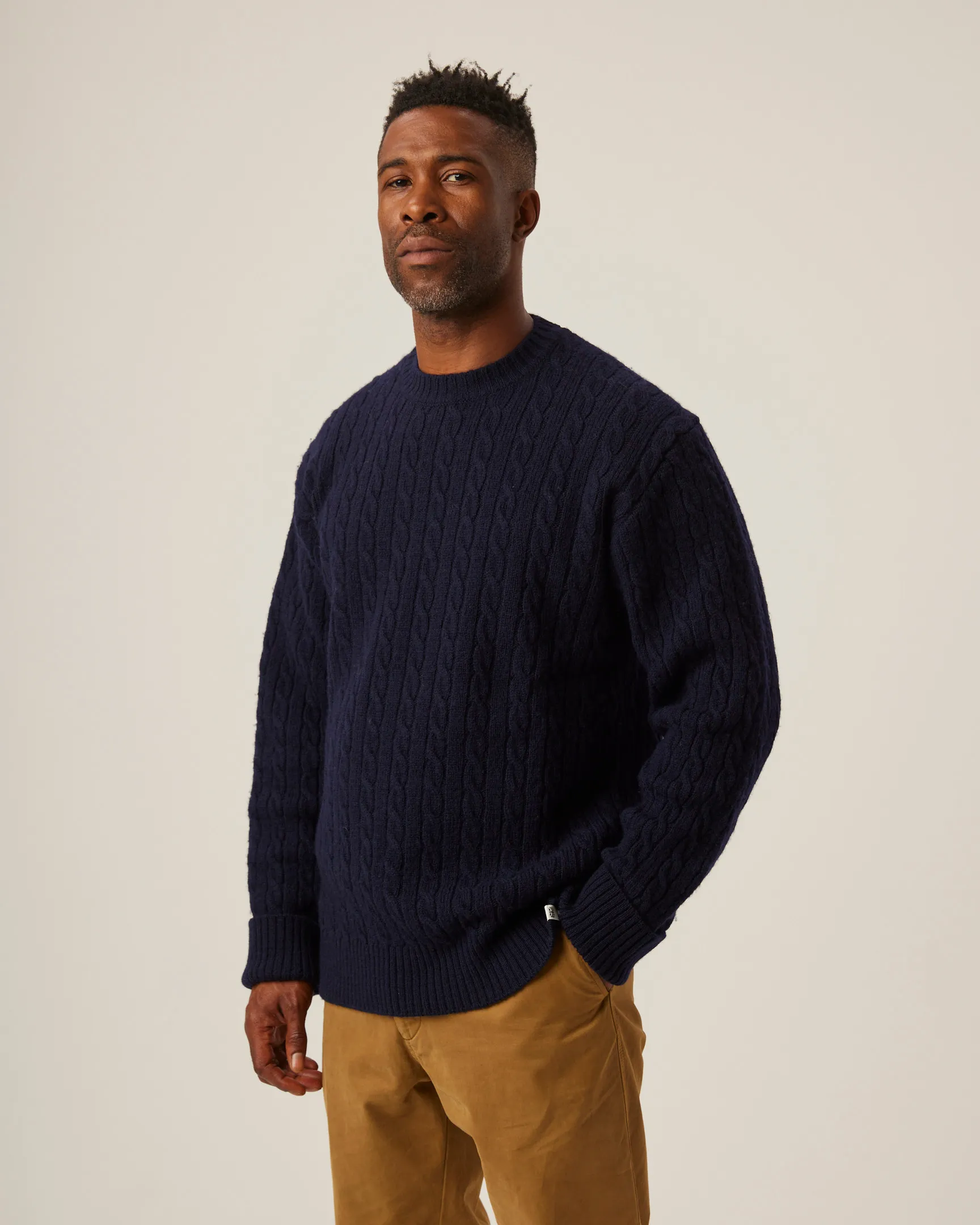 Makers Cable Crew Jumper sold by Peregrine product image thumbnail 2