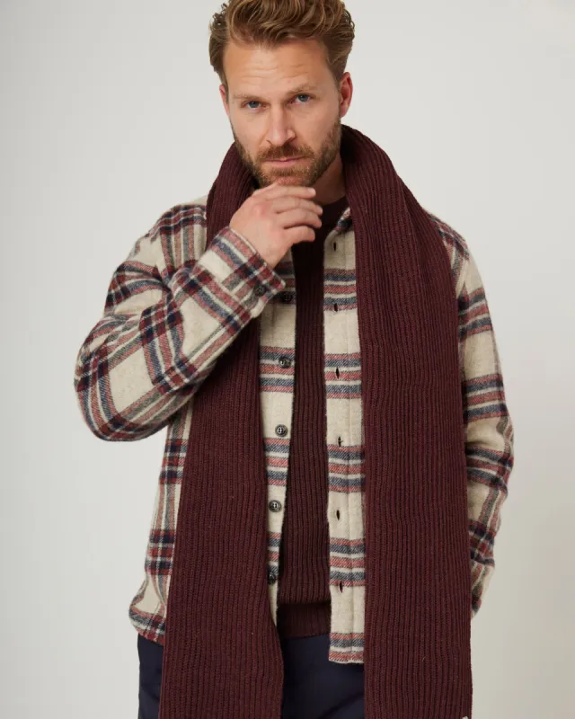 Porter Ribbed Scarf sold by Peregrine