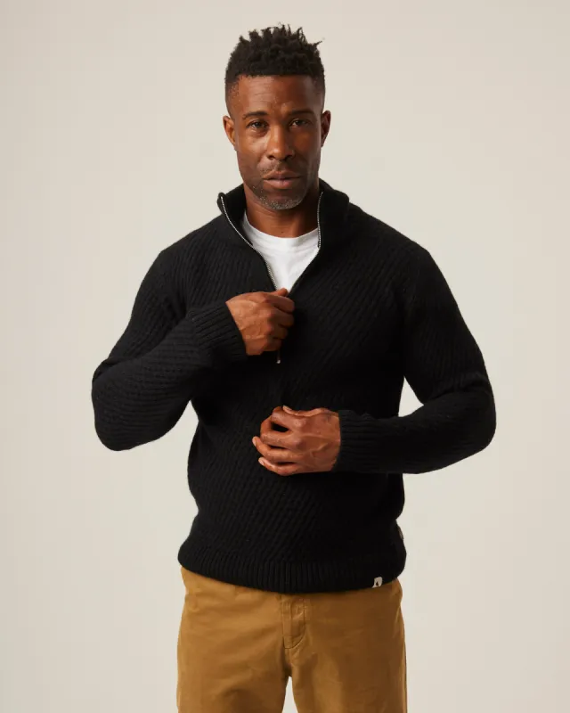 Birchall Quarter Zip Jumper sold by Peregrine