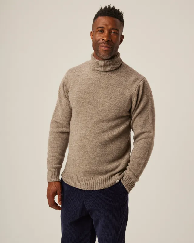 Makers Polo Neck Jumper sold by Peregrine