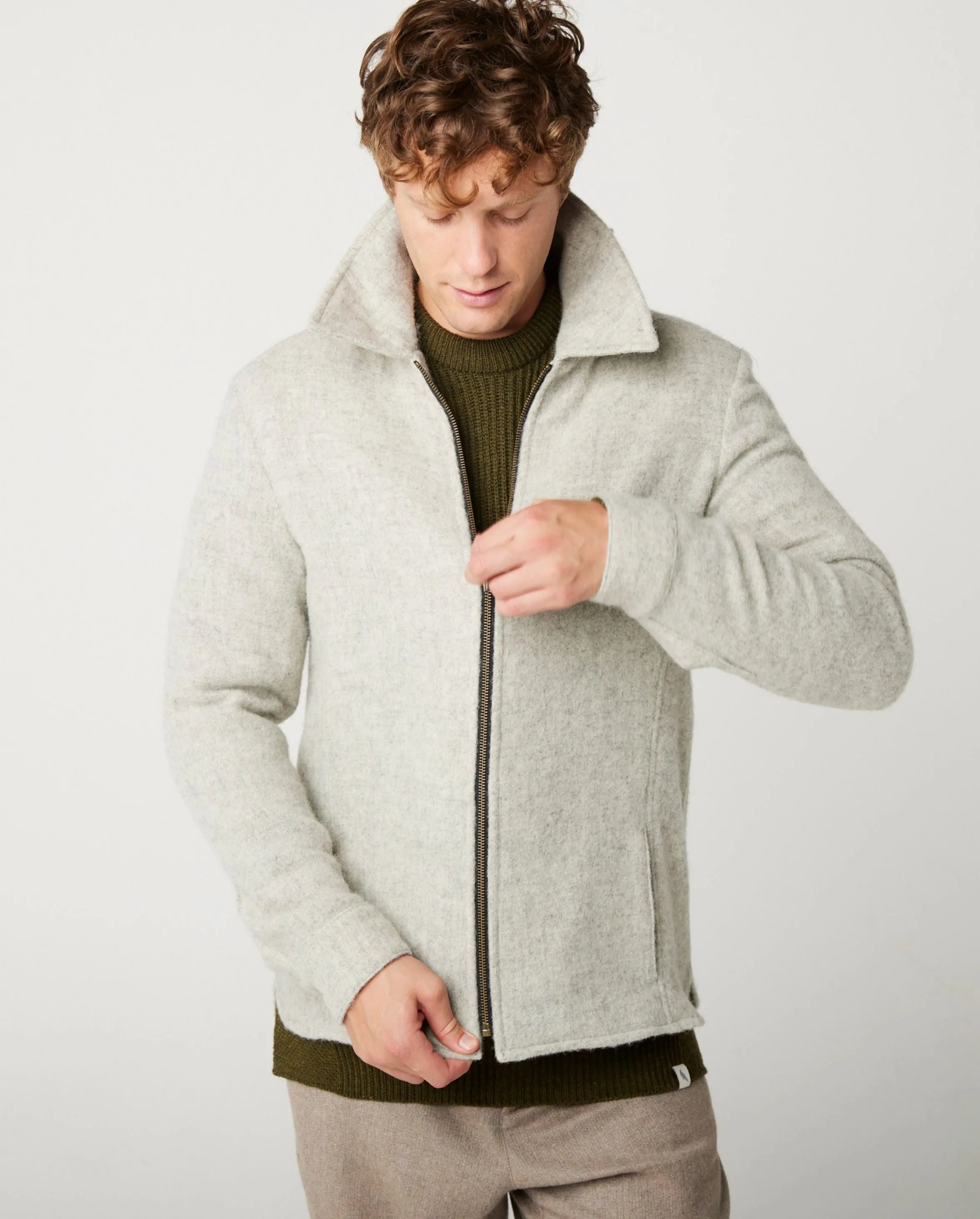 Hanam Zip Shacket sold by Peregrine product image thumbnail 3