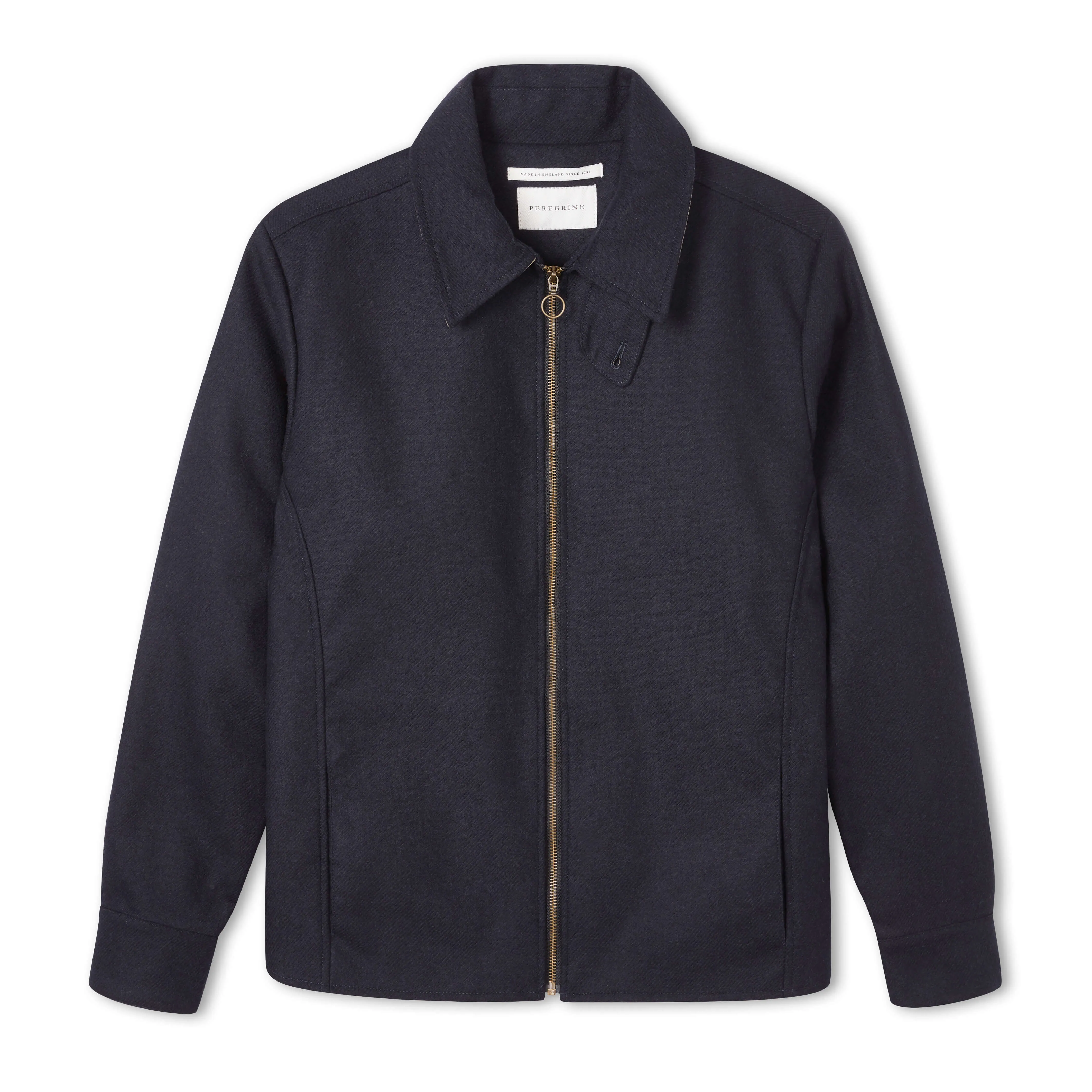 Hanam Zip Shacket sold by Peregrine