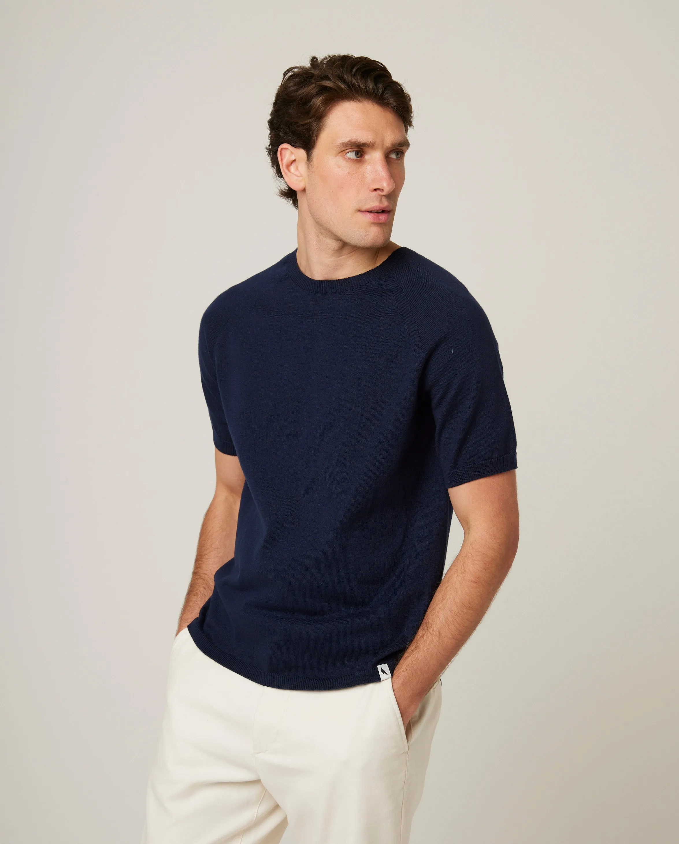 Knitted Cotton T-shirt sold by Peregrine product image thumbnail 3